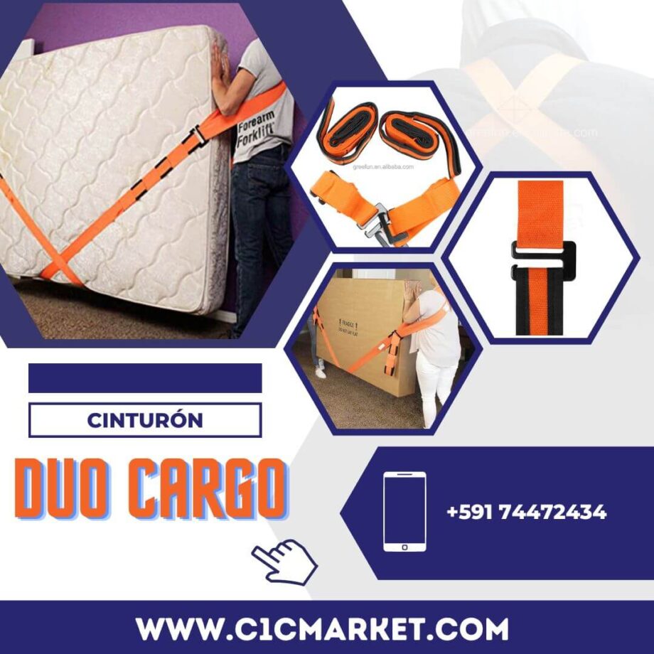 Eslingas de carga ajustables | Cinturón Dual Cargo C1C